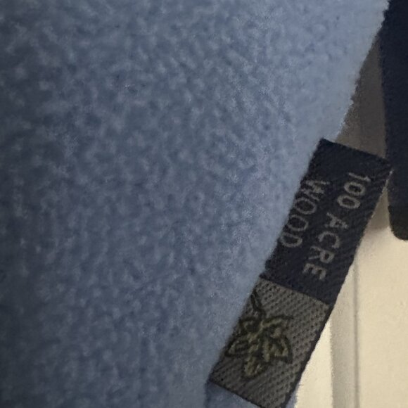 Disney Women's Winnie the‎ Pooh Blue V-Neck Sweatshirt Size Large (Friendship) - Picture 3 of 5